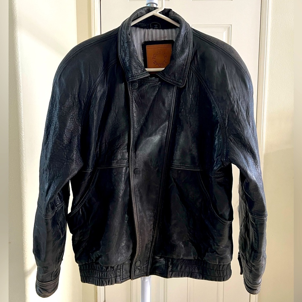 Pour Le Sport Genuine Leather Jacket